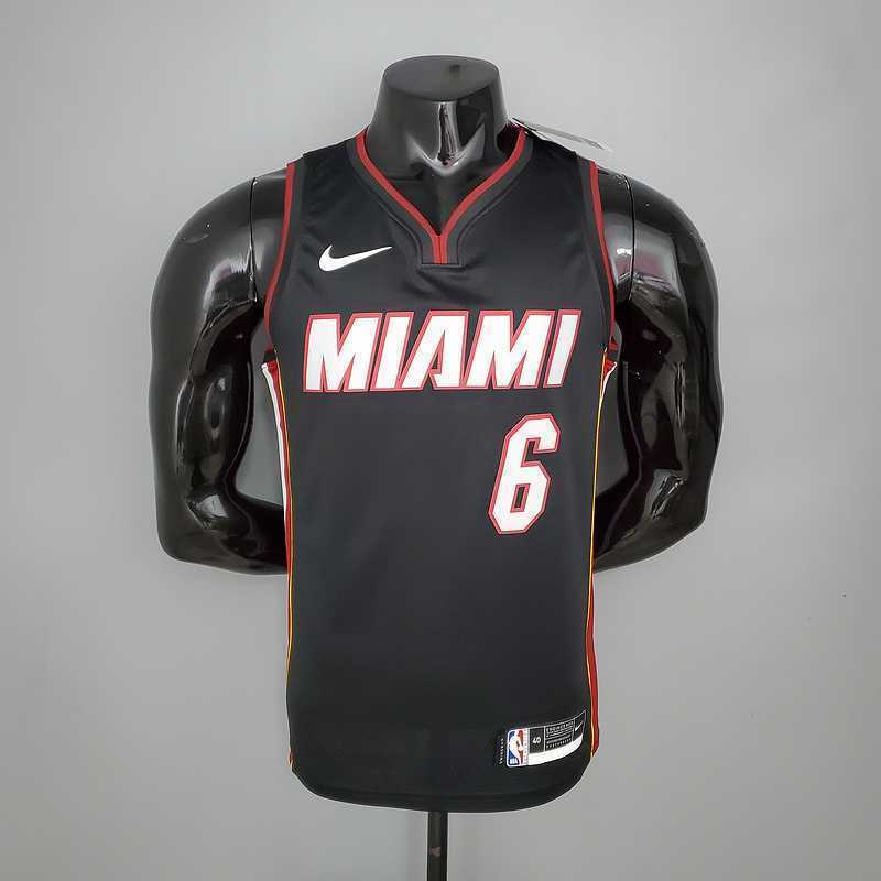 Miami Heat JAMES#6 Black