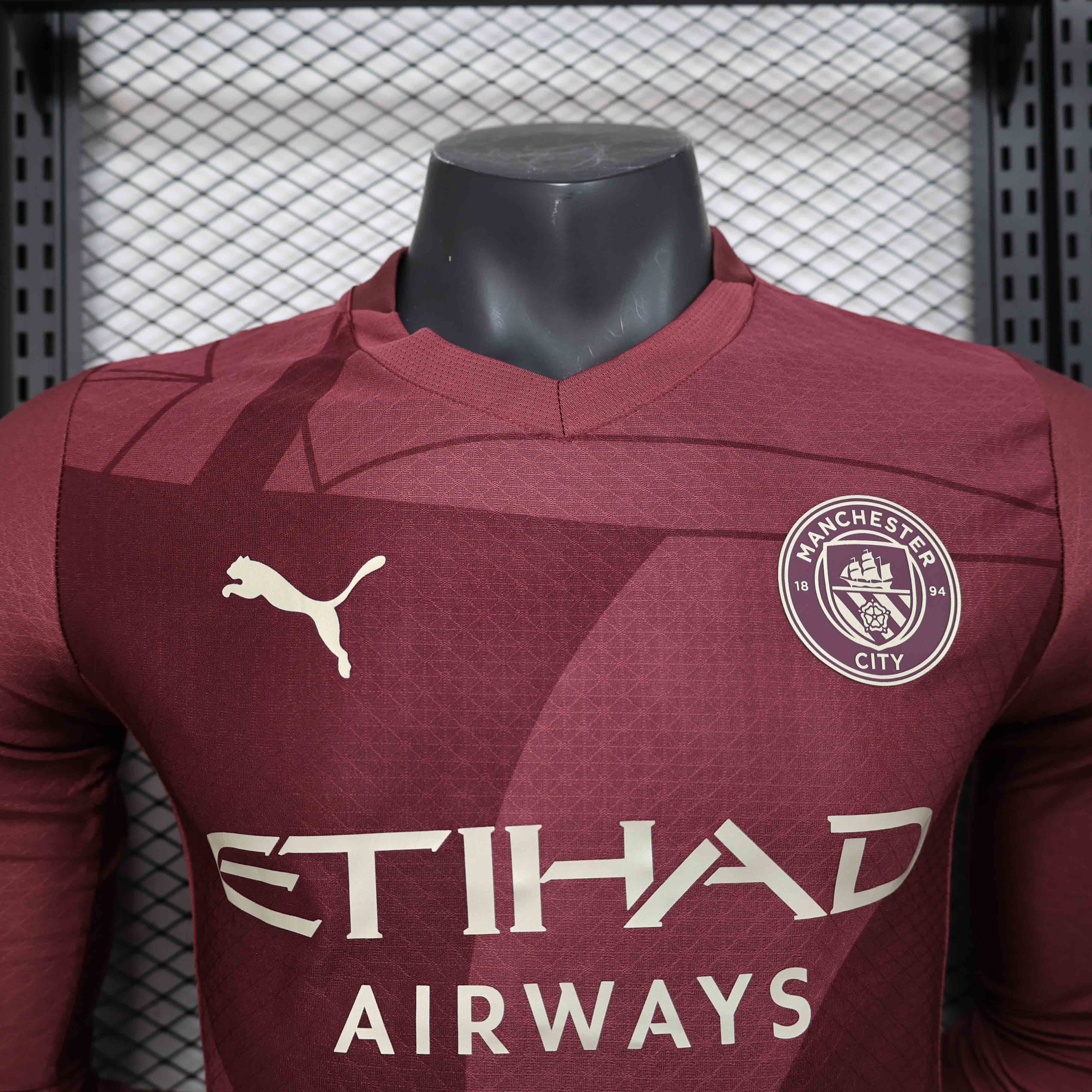24-25 Manchester City Third Kit Long Sleeve Player Version Shirt AAAAJersey Supplier Yupoo 4