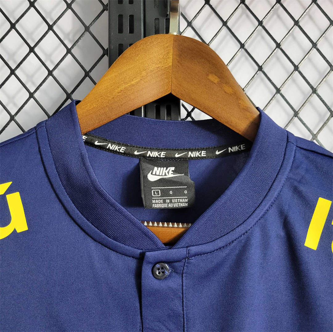2023 Brazil Low Neck Polo Royal Blue 2