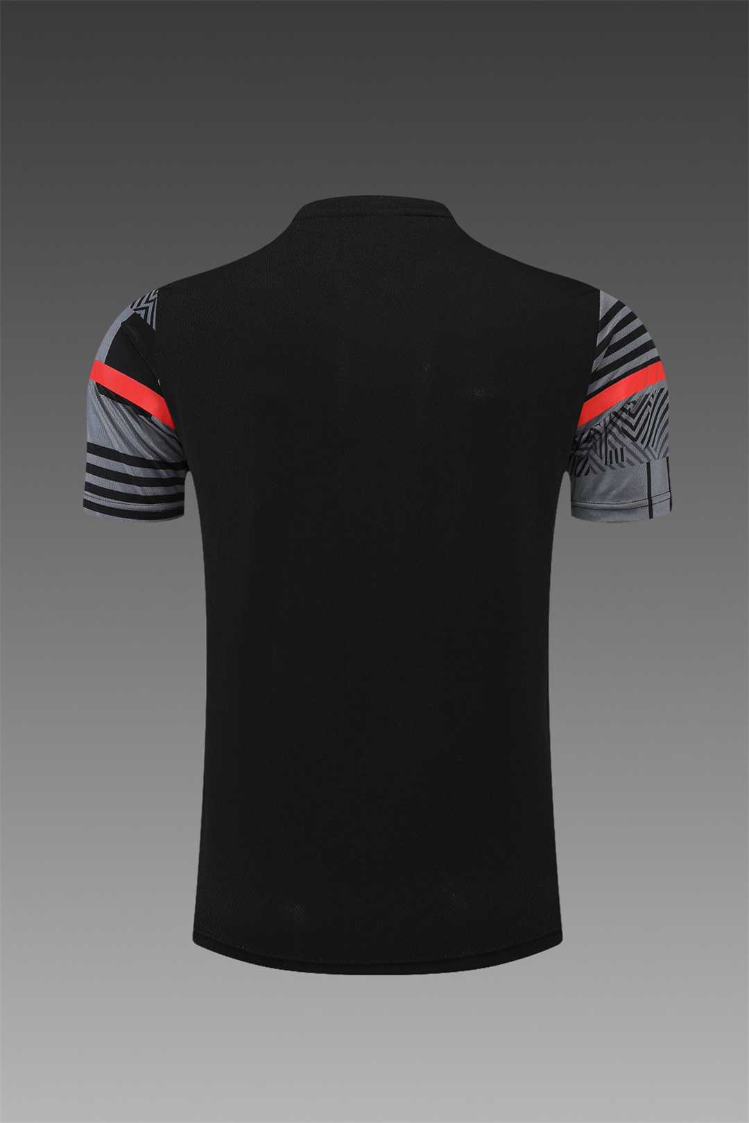 22-23 AC Milan Training Suit Short Sleeve Kit Grey 2