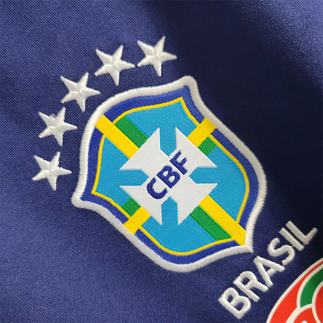 2023 Brazil Low Neck Polo Royal Blue 1