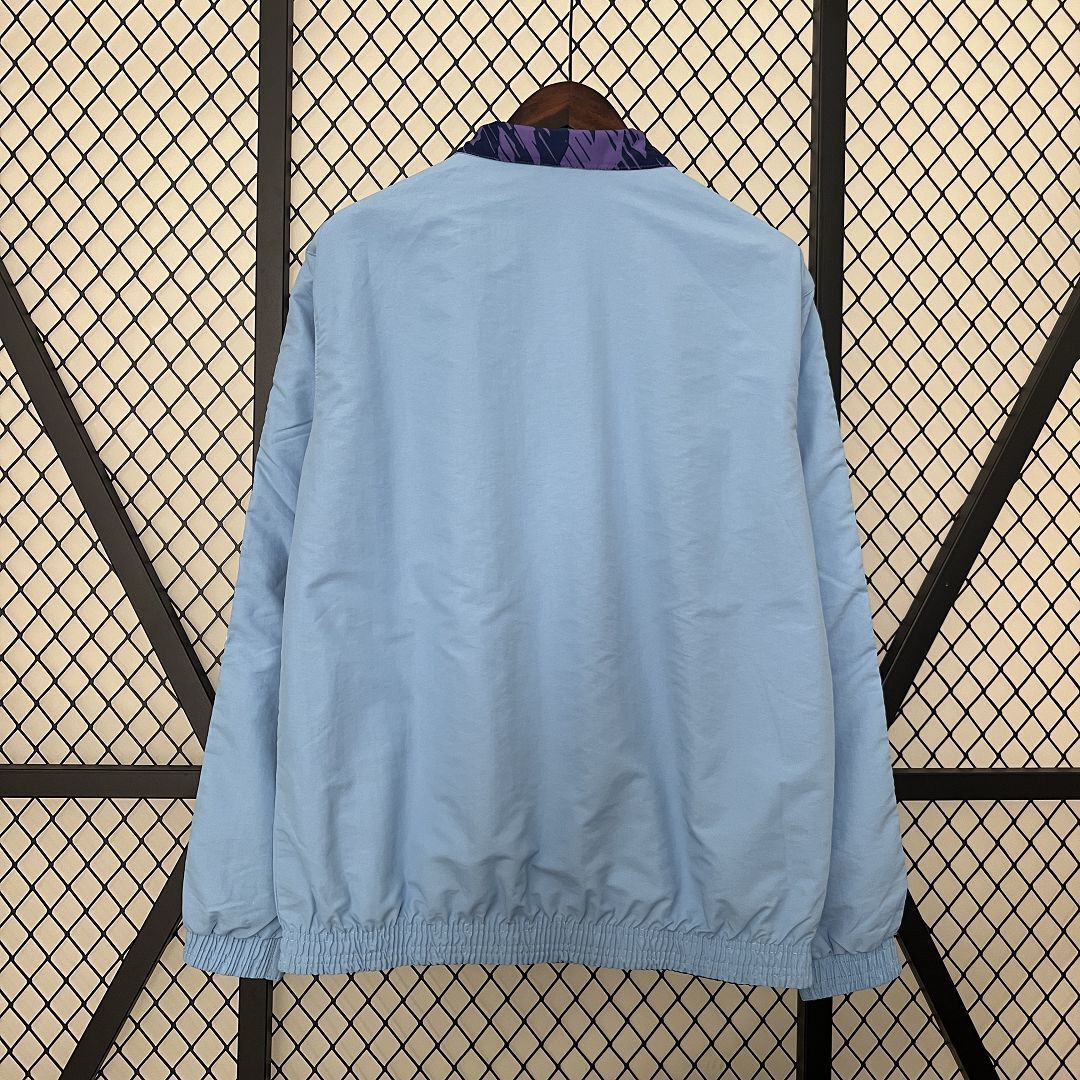 2024 Argentina Blue and Purple Reversible Windbreaker Double-Sides Jacket Football Replicas Yup 10