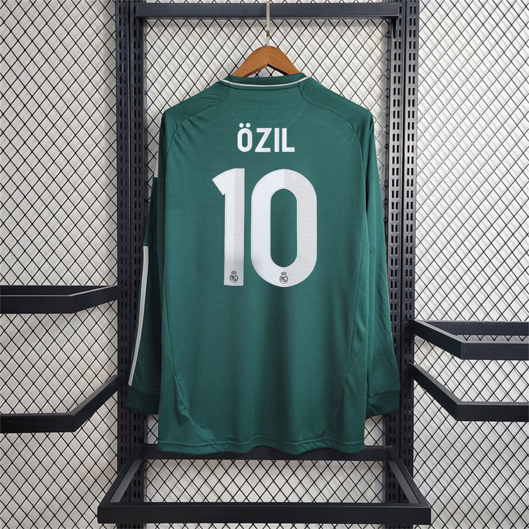 12-13 Real Madrid green third away long sleeve 4