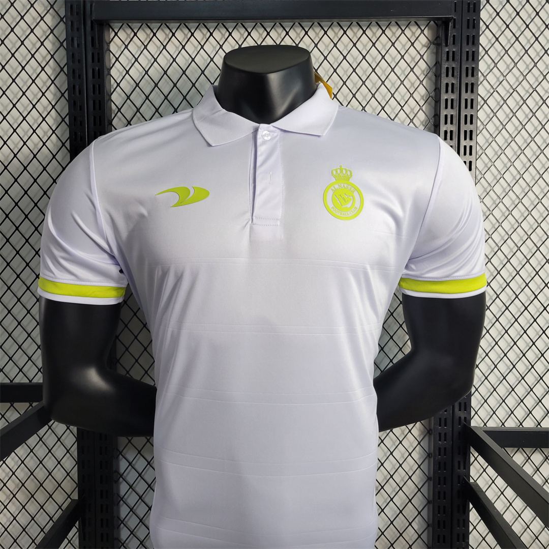 23-24 Saudi Al-Nassr white POLO 2