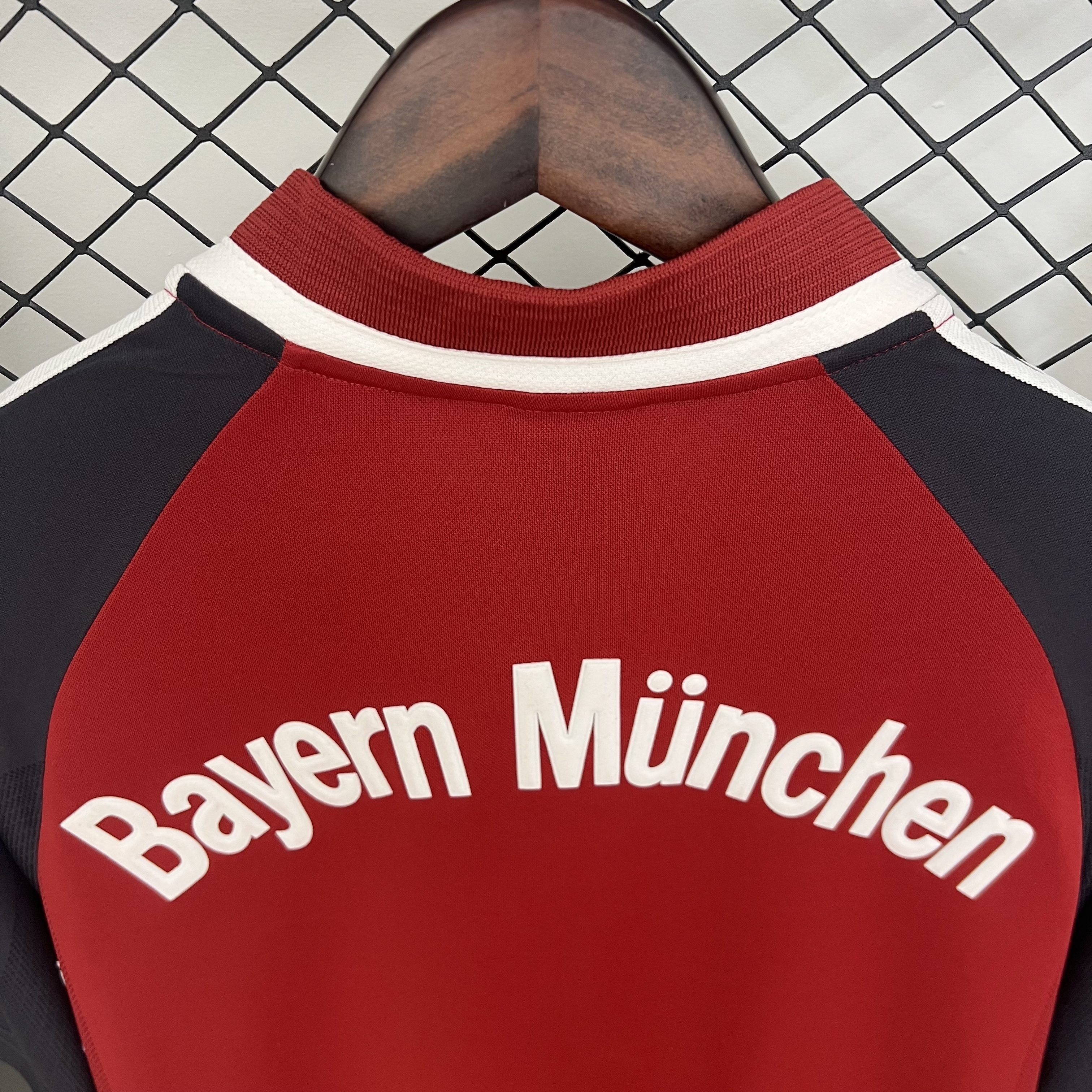 01-02 Retro Bayern Munich Home Kit Football T-Shirt AAAAJersey Dropship Yupoo 2