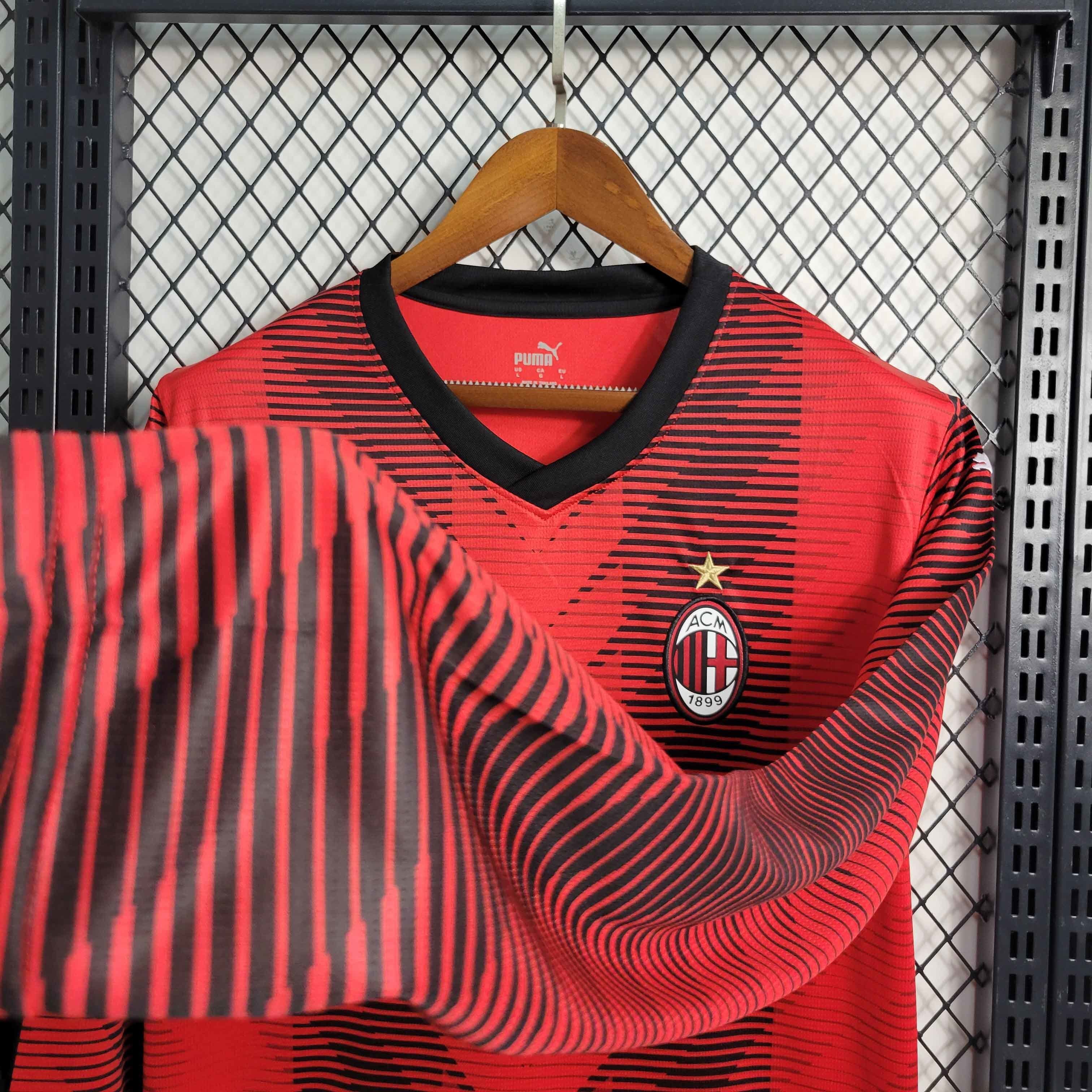 23-24 Long Sleeve AC Milan Home S-XXL 8