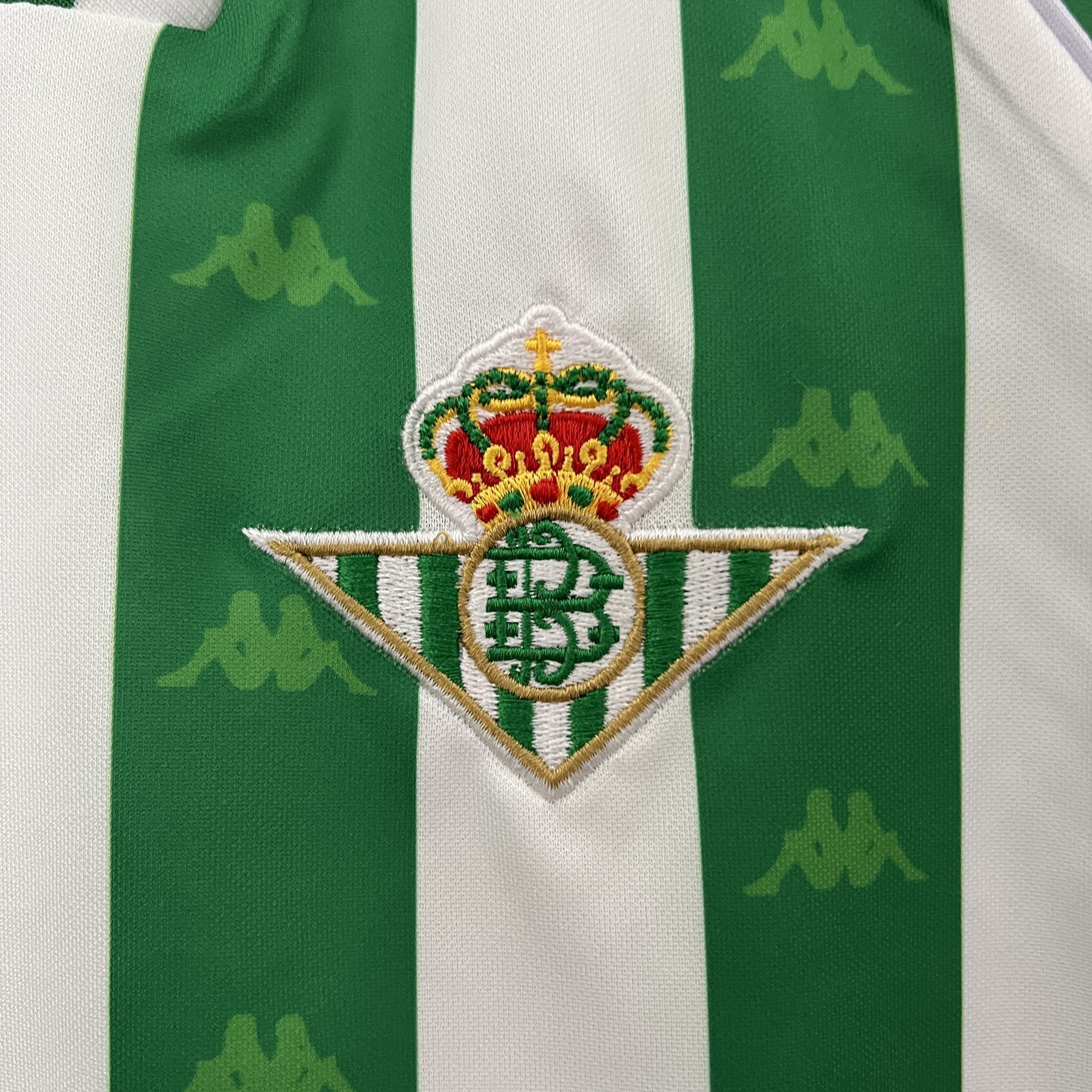 95-97 Real Betis Home Retro Kid Kits Youth Apparels AAAAJersey Wholesale Yupoo 7