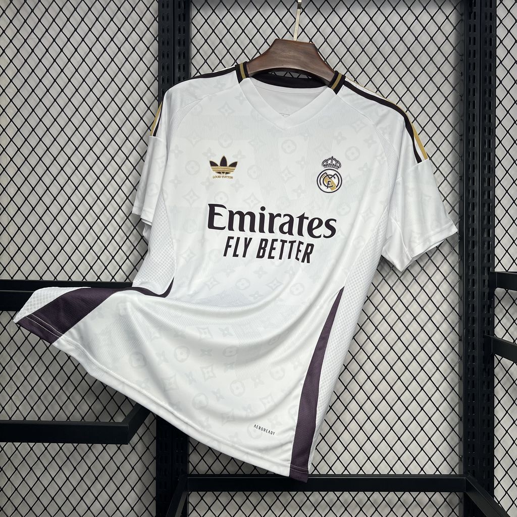 24-25 Real Madrid X LV White Special Edition Shirt AAAAJersey Supplier Yupoo