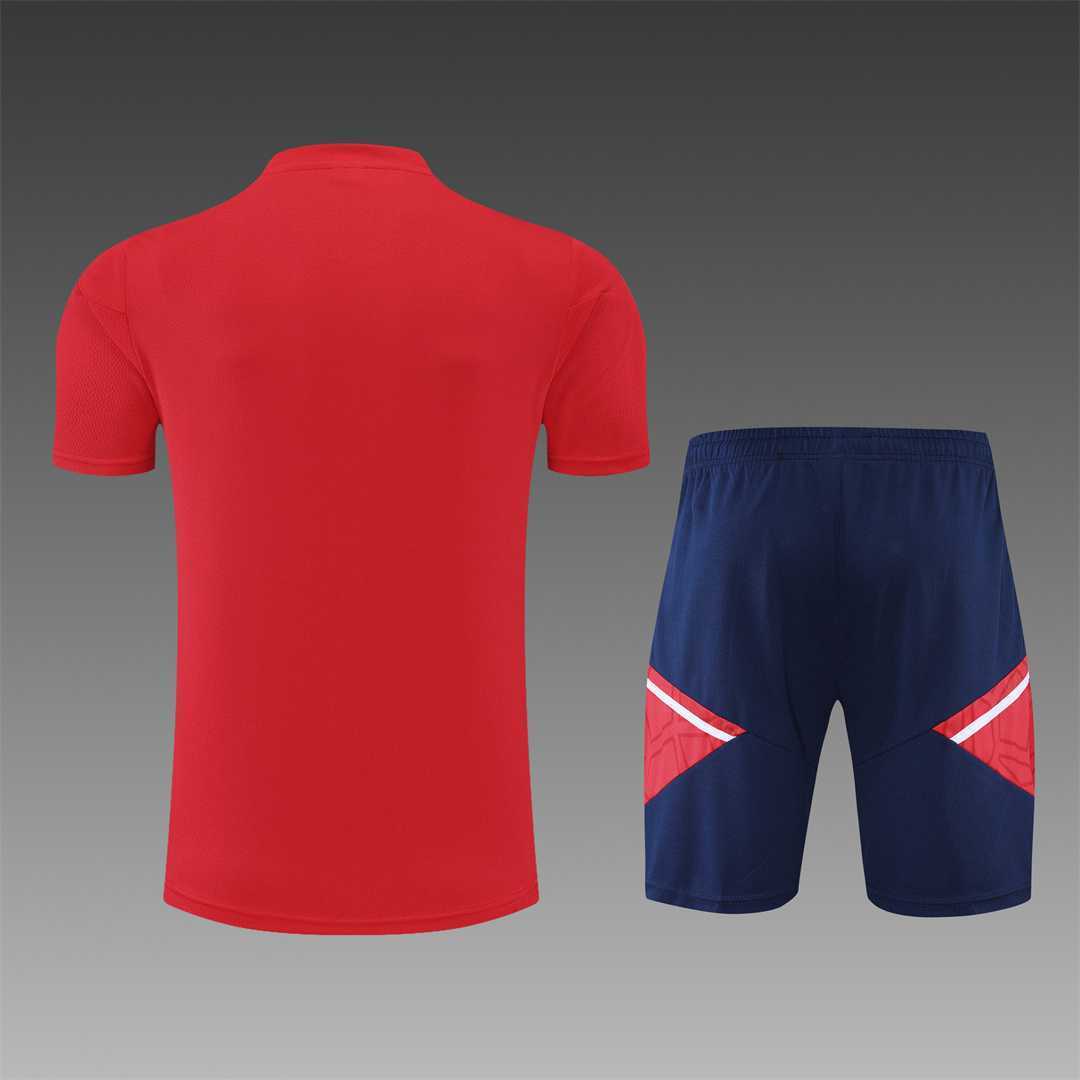 22-23 Arsenal Training Suit Short Sleeve Kit Red 2