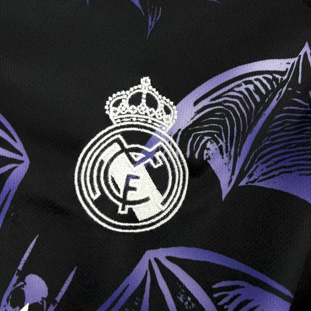 24-25 Real Madrid X Halloween Bat Special Edition T-Shirt AAAAJersey Supplier Yupoo 3