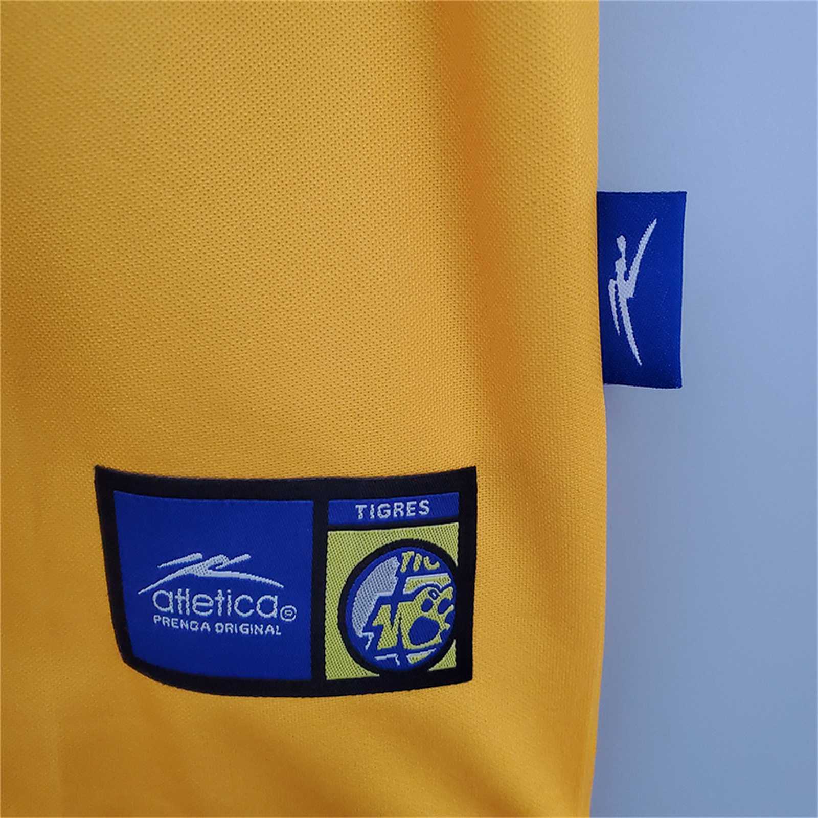 01-02 Tigres UANL Home Retro Kit Soccer Jerseys Yupoo 6