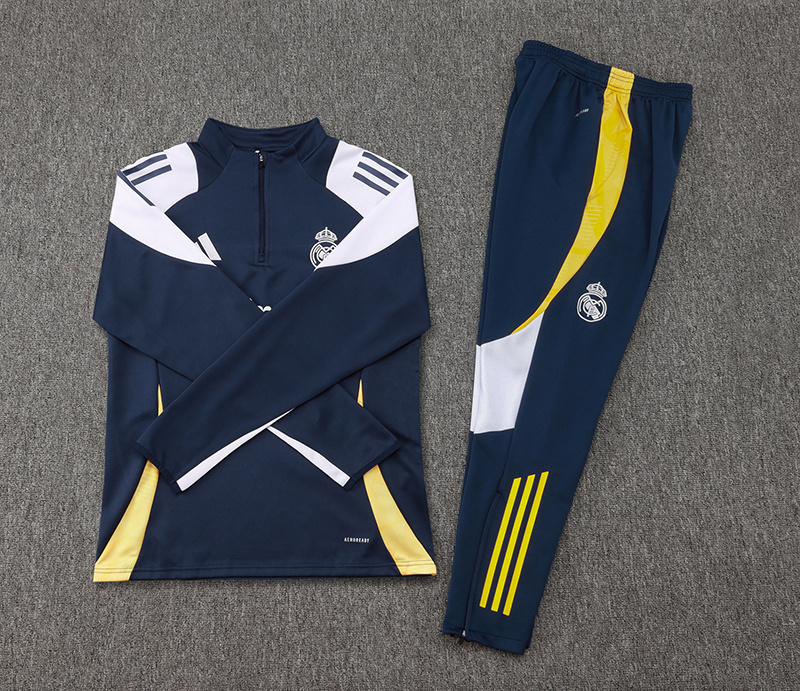 24-25 Real Madrid Long Sleeve Training Suit Football Shirts 2