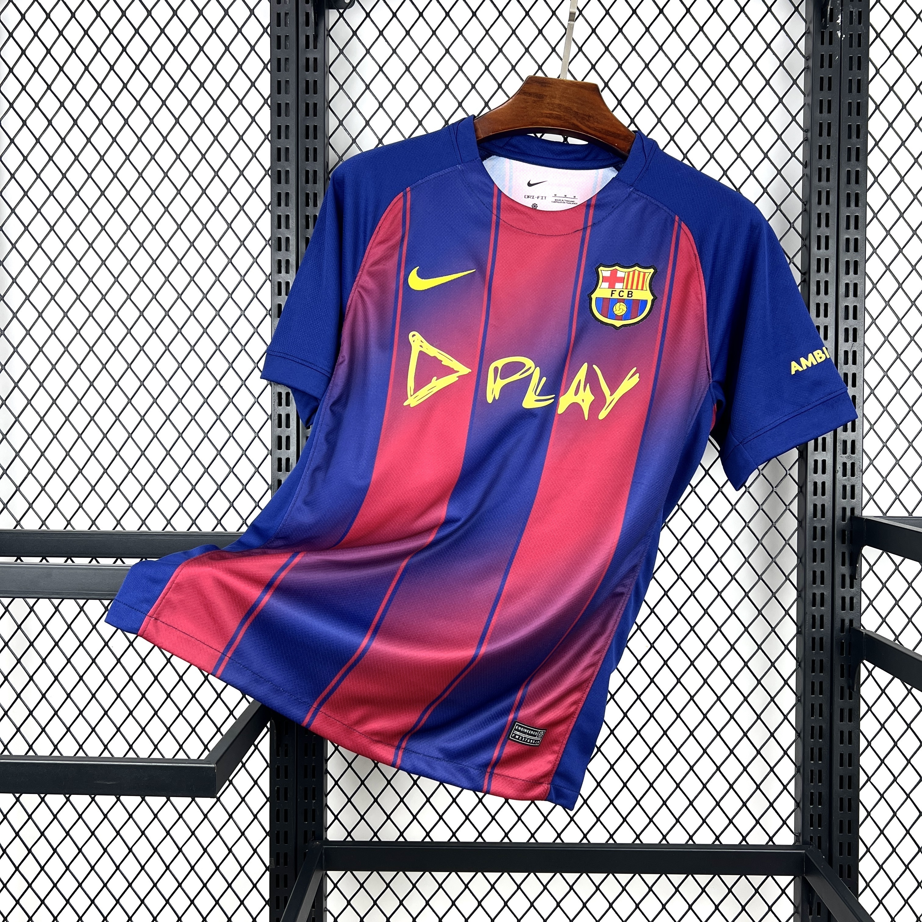 25-26 Barcelona X Ed Sheeran Home Kit Football T-Shirt AAAAJersey Supply Yupoo