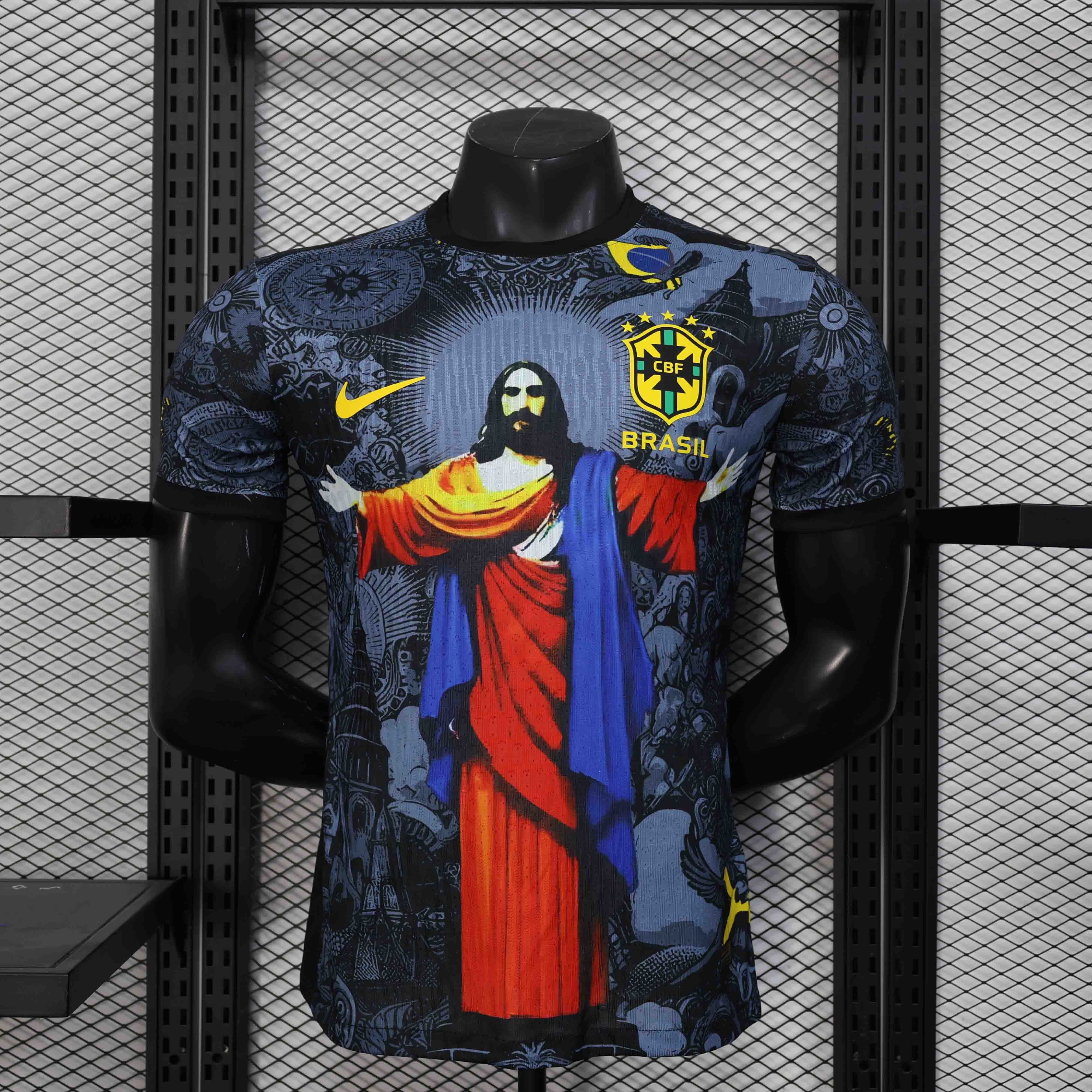 2025 Brazil Christ The Redeemer Special Edition Kit Player Version Shirt AAAAJersey Wholesale Y