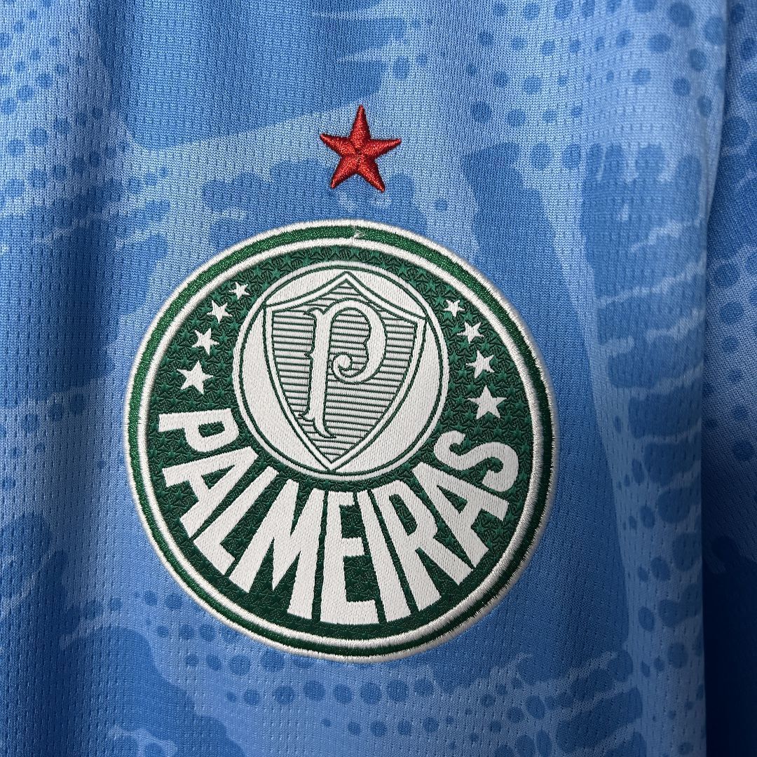 25-26 Palmeiras Goalkeeper Blue Kit Soccer T-Shirt AAAAJersey Wholesale Yupoo 4