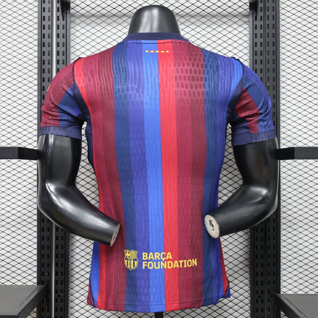 26-27 Barcelona Mens Home Kit Soccer Player Version T-Shirt AAAAJersey Supplier Yupoo 9 4