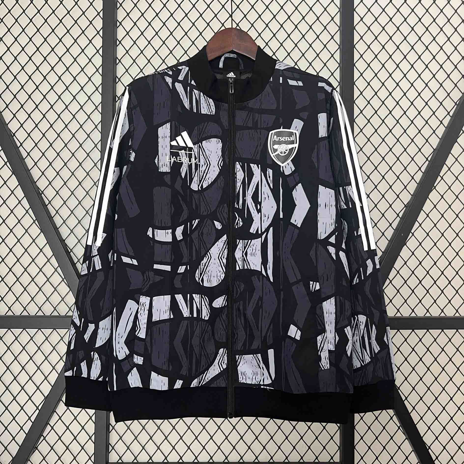 24-25 Arsenal Trench Coat Reversible Windbreaker Double-Sides Jacket AAAAJersey Supplier Yupoo 4