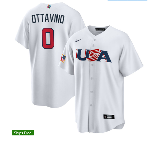 USA 2023 World Cup Baseball Jerseys 18