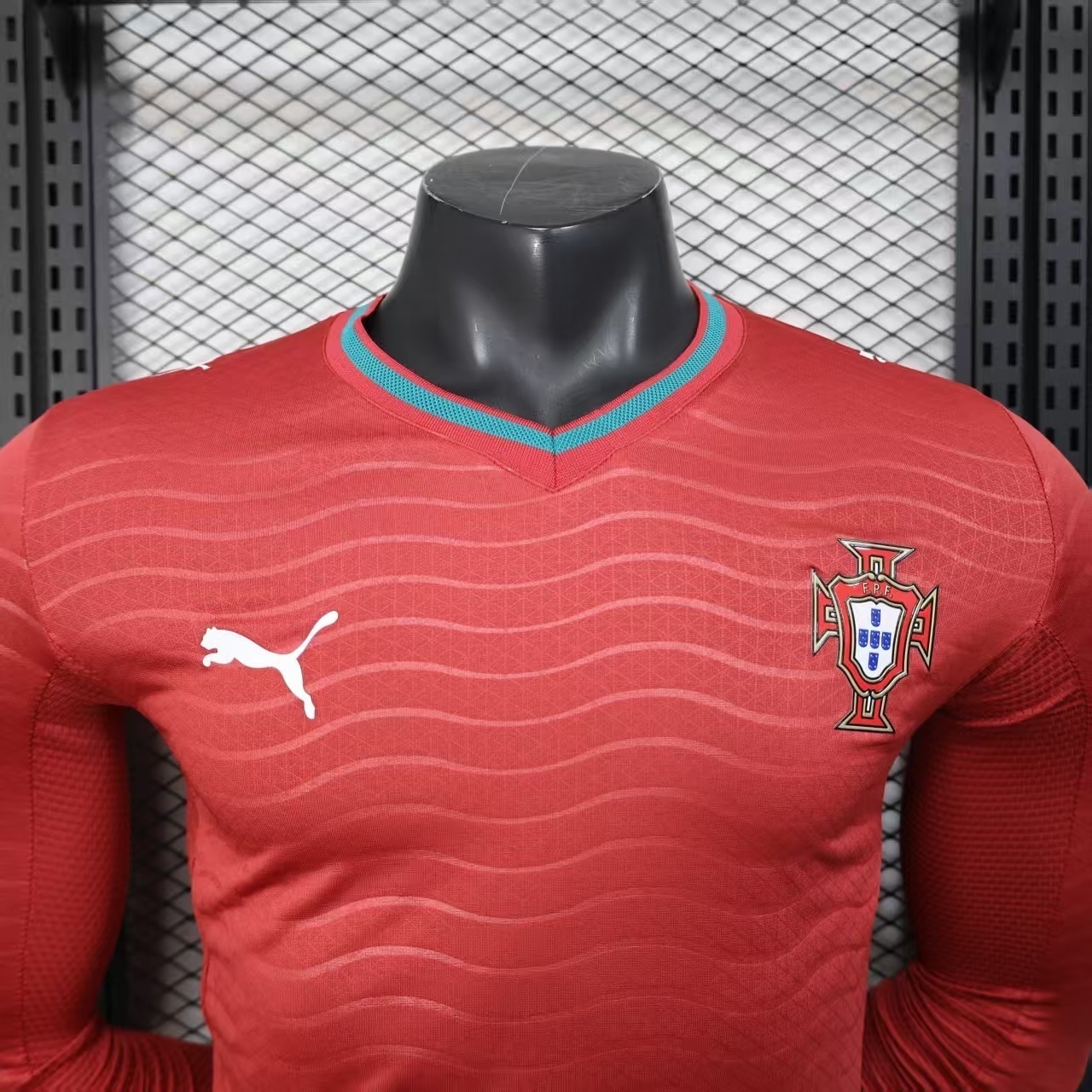 2026 World Cup Portugal Home Kit Player Version Soccer Long Sleeve Shirt AAAAJersey Supply Yupo 1