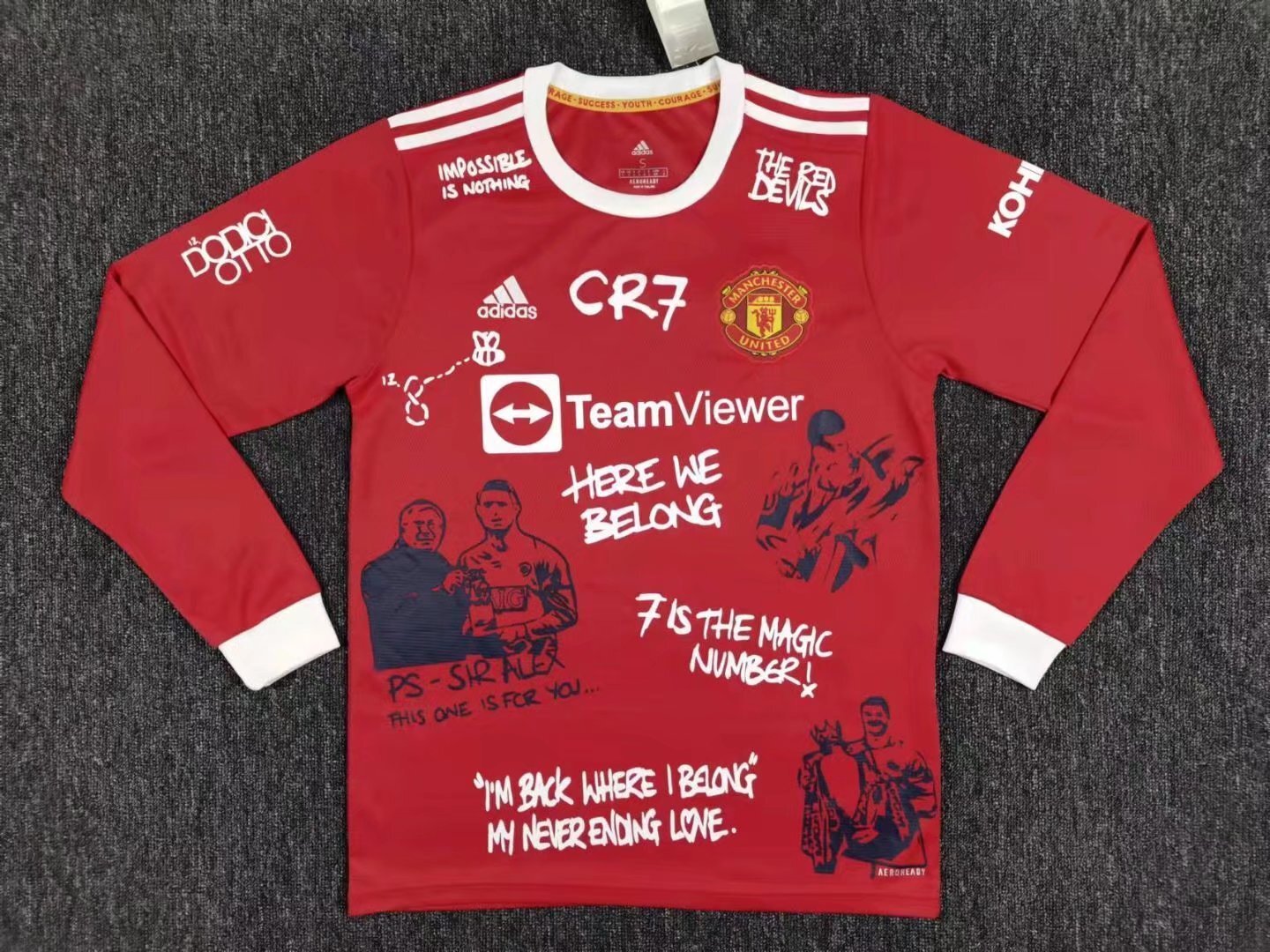 21-22 Manchester United regression version long sleeves