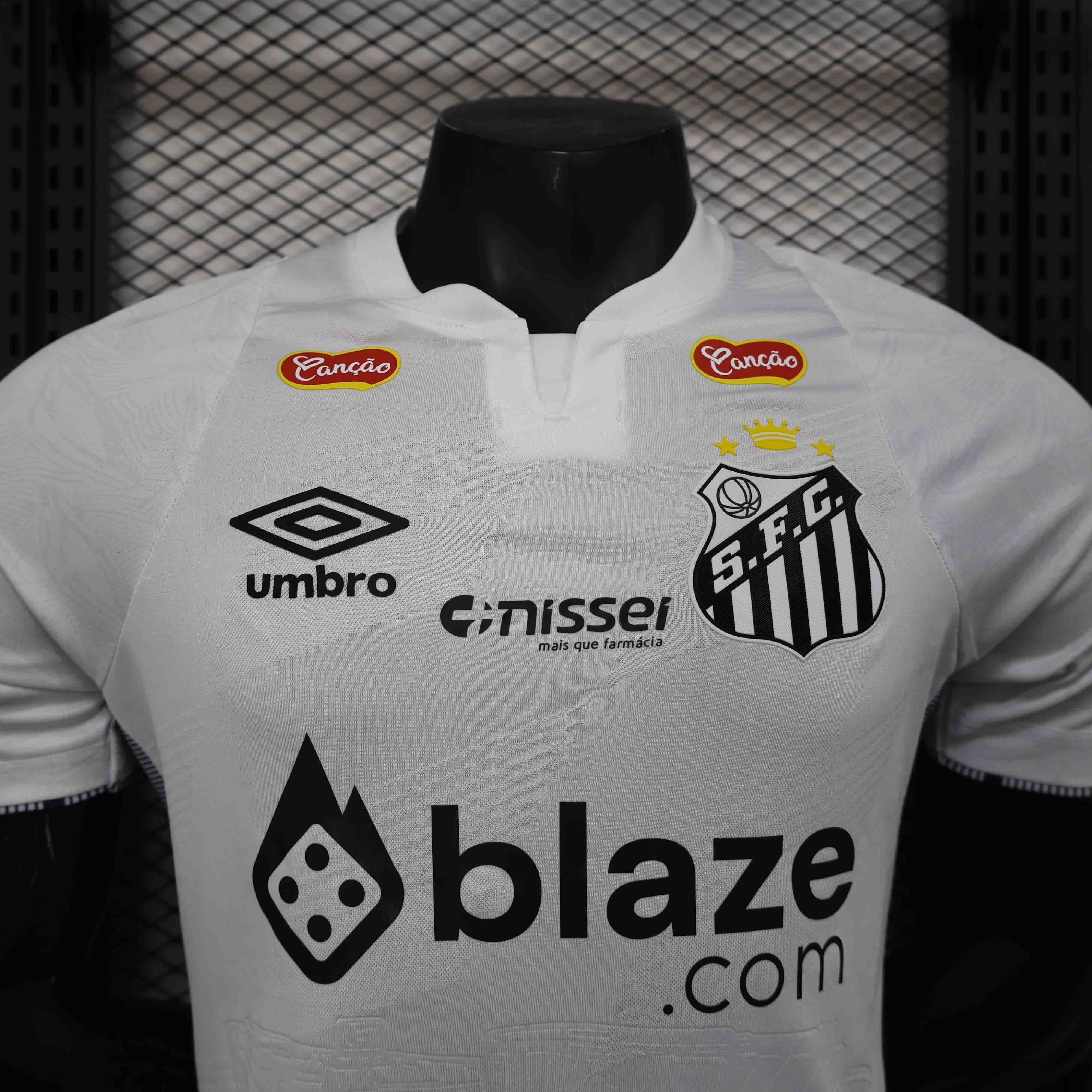 24-25 Santos Home All Sponsor Kit Player Version Shirt AAAAJersey Supplier Yupoo 6