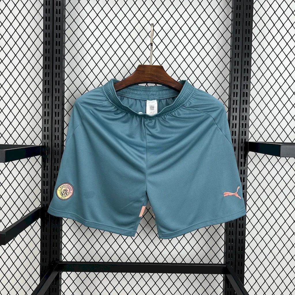 24-25 Manchester City Fourth Shorts Football Trousers AAAAJersey Supplier Yupoo