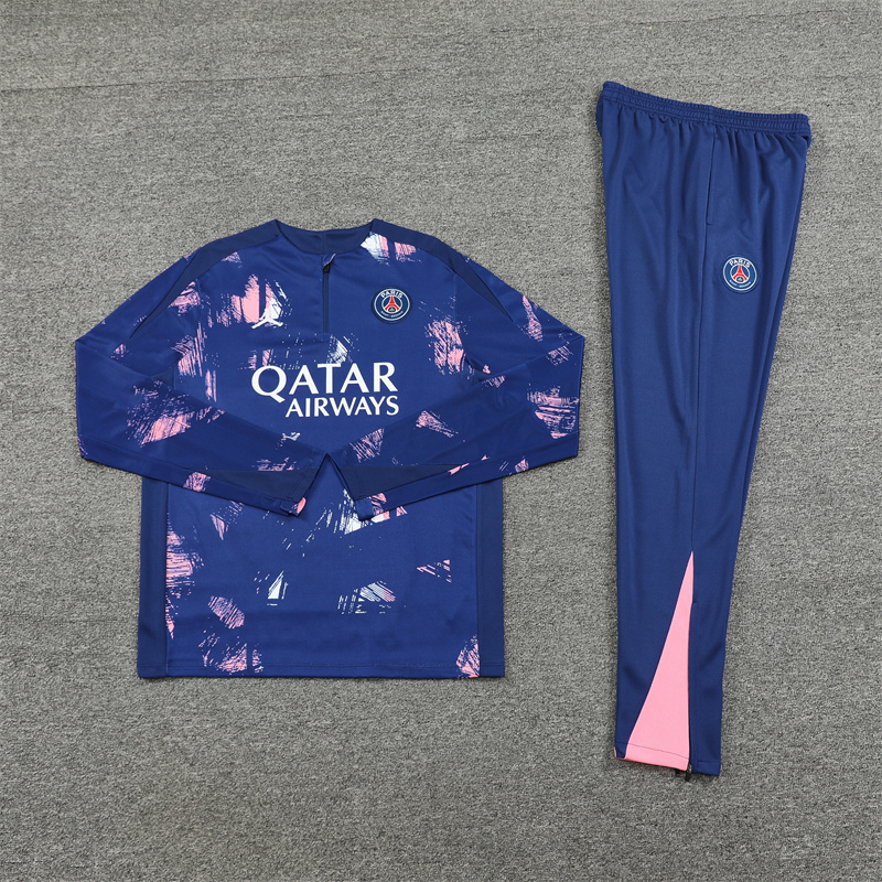 24-25 PSG Long Sleeve Training Suit Football Shirts 2