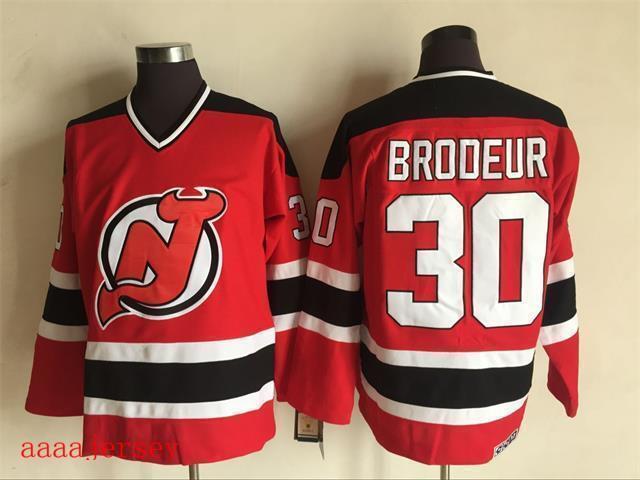 New Jersey Devils retro Ice Hockey jersey M-3XL 新泽西魔鬼队复古冰球服