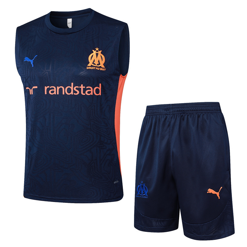 25-26 Marseille Training Vest Soccer AAAAJersey Yupoo S-2XL