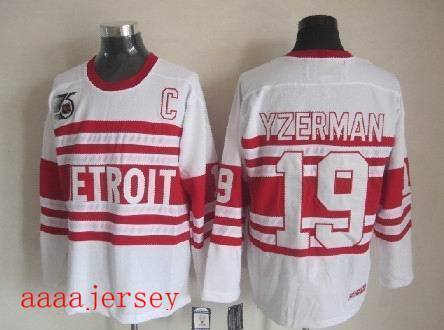 Detroit Red Wings retro ice hockey jersey M-3XL 底特律红翼队复古冰球服 1