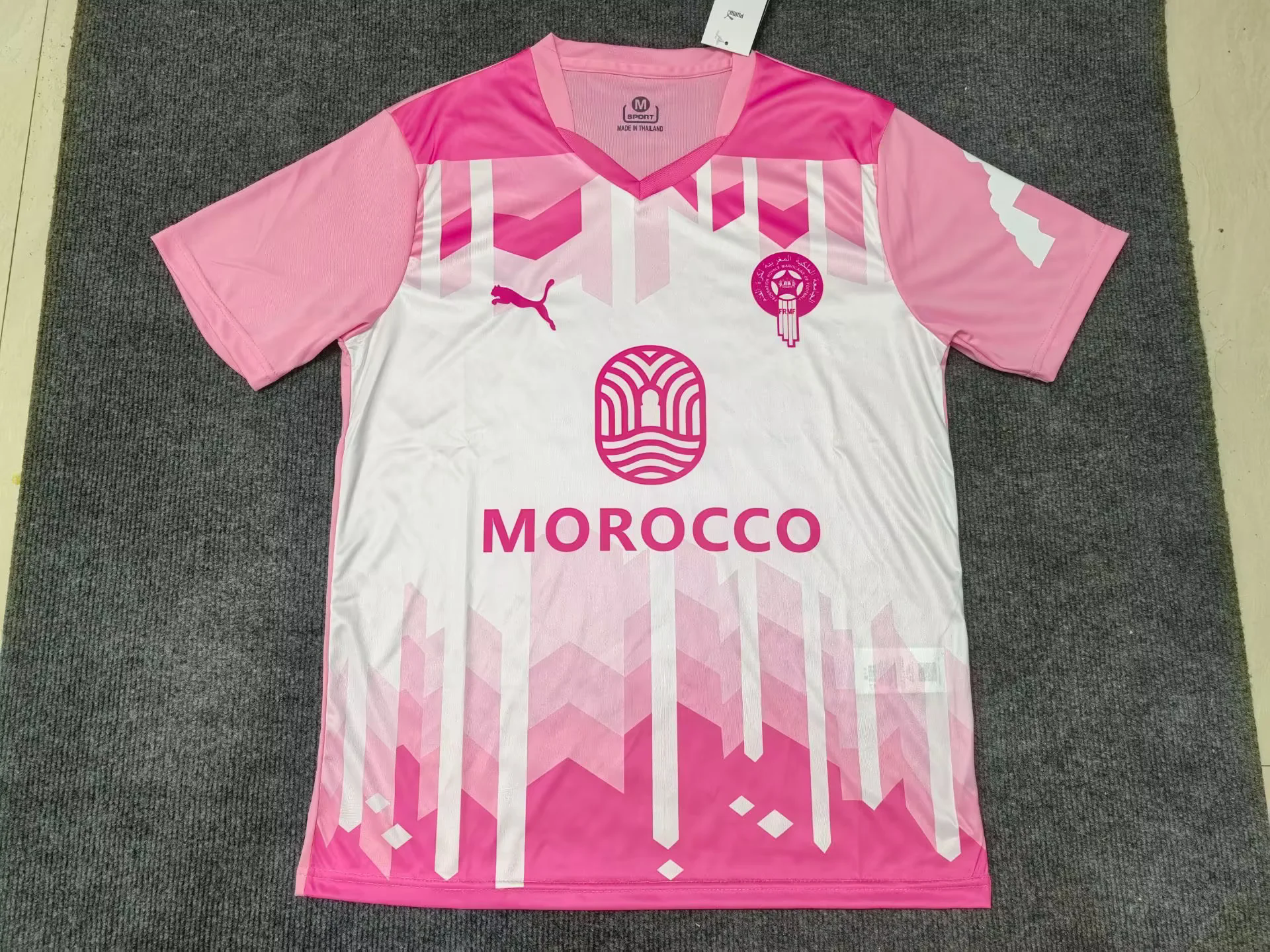 2025 Morocco Special Edition Kit été Pink T-Shirt Football Uniform AAAAJersey Supply Yupoo