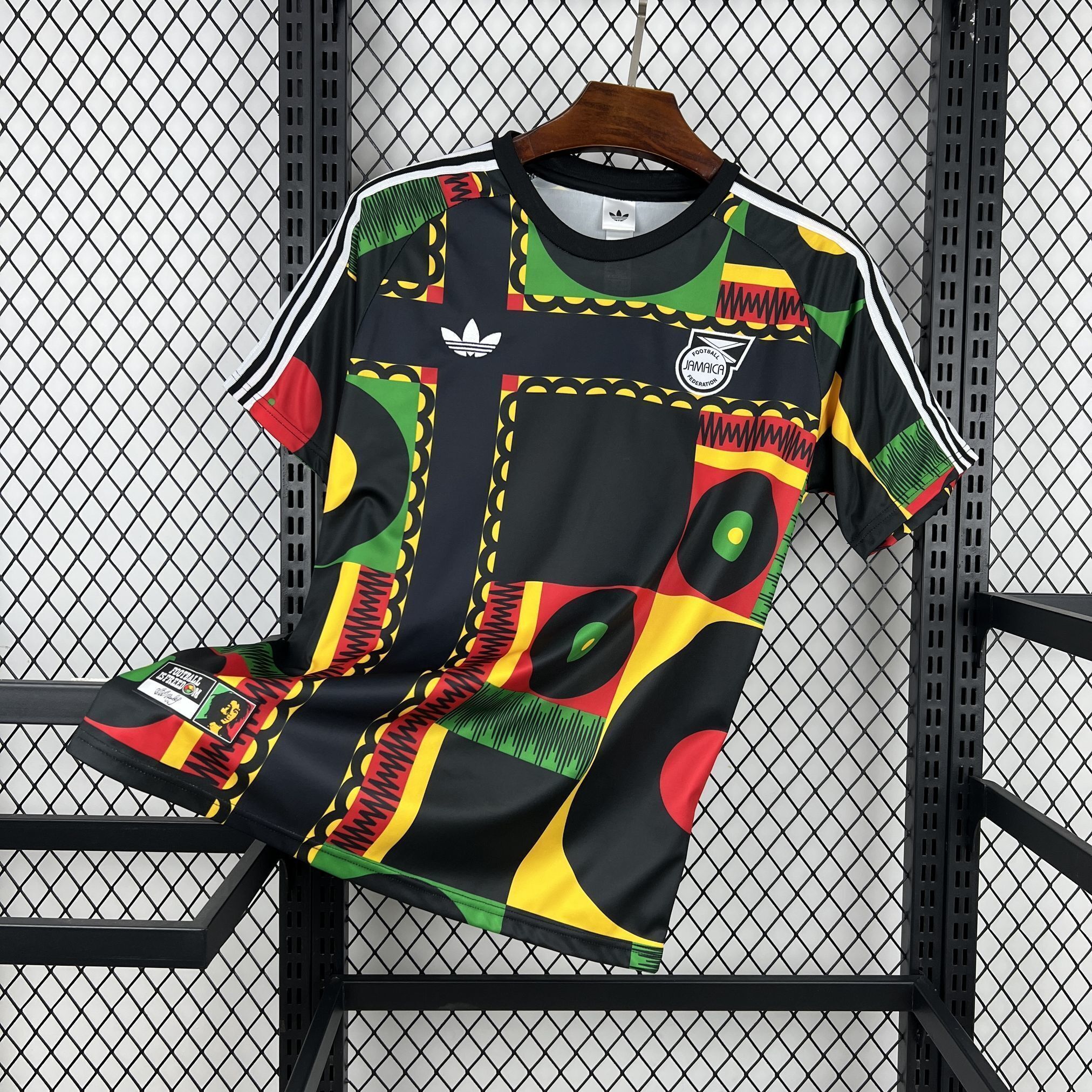 2026 Mens Jamaica x Bob Marley Travel Soccer T-Shirt AAAAJersey Supply Yupoo