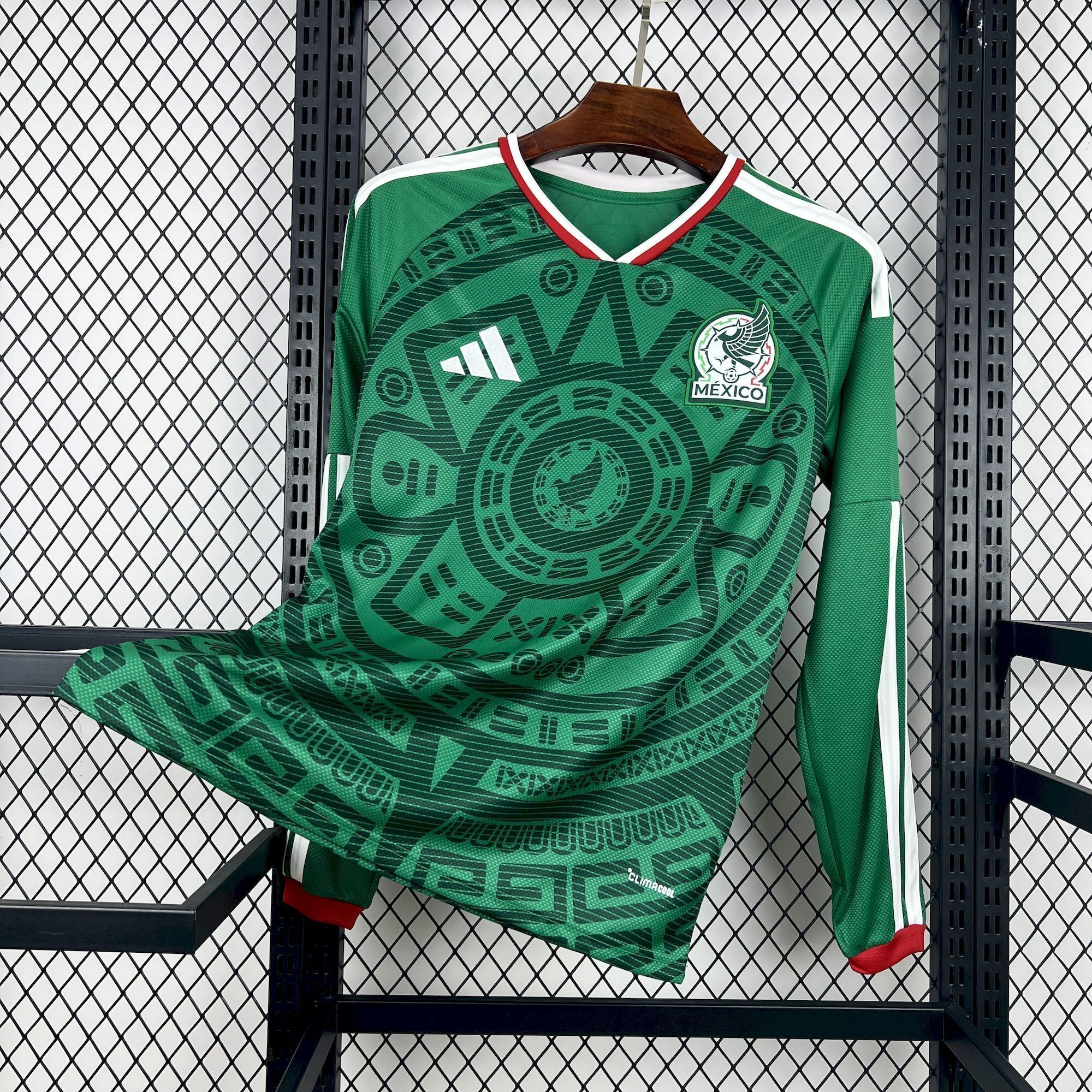 2026 World Cup Mexico Home Kit Football Long Sleeve T-Shirt AAAAJersey Dropship Yupoo