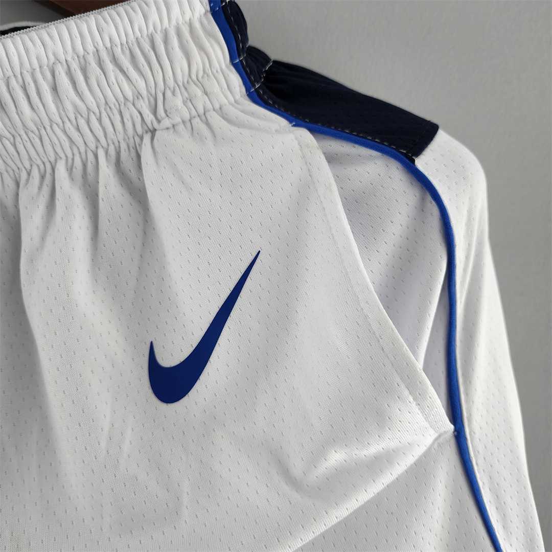 Dallas Mavericks NBA Shorts White 5