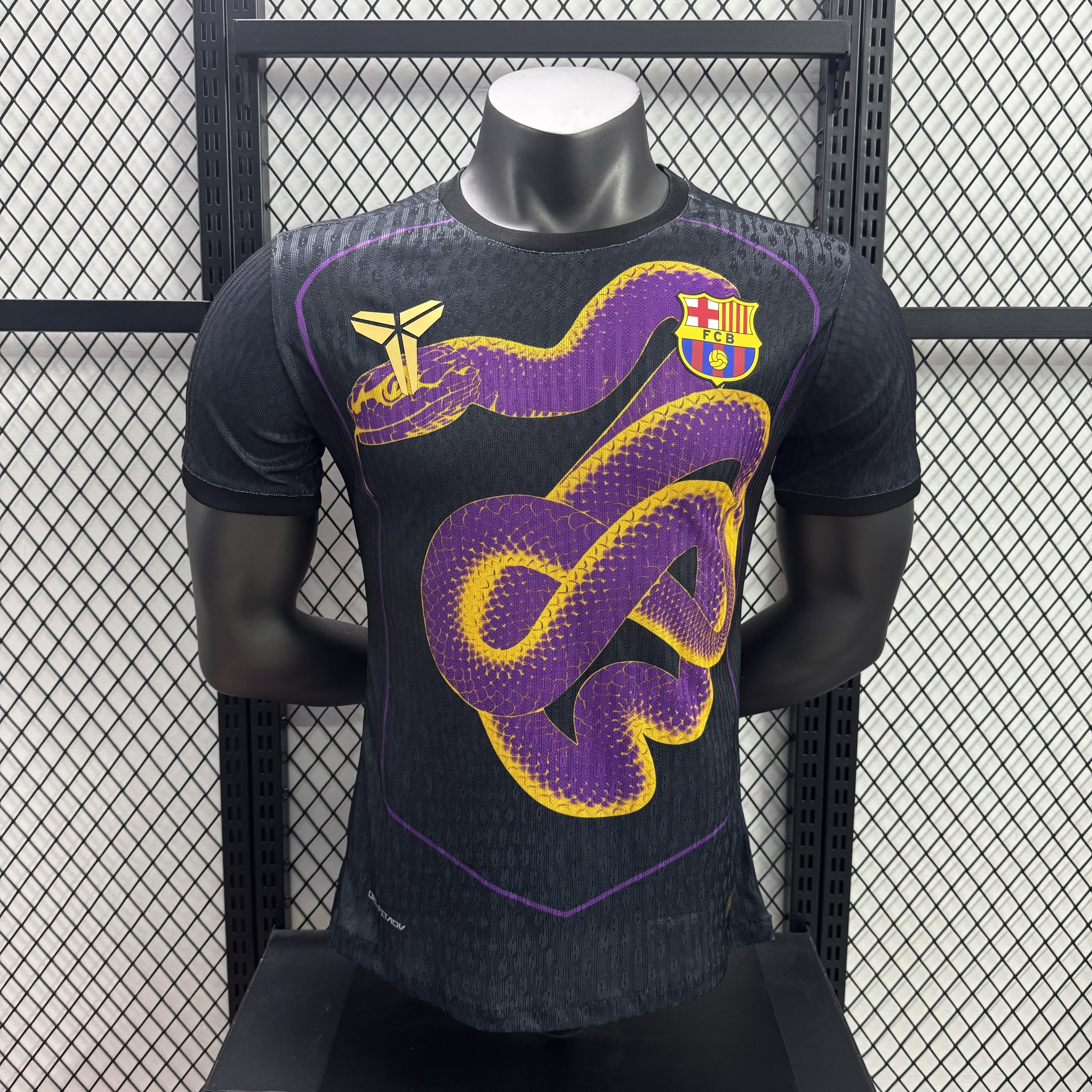 25-26 Barcelona Black Snake Pattern Special Edition Kit Player Version Shirt AAAAJersey Yupoo
