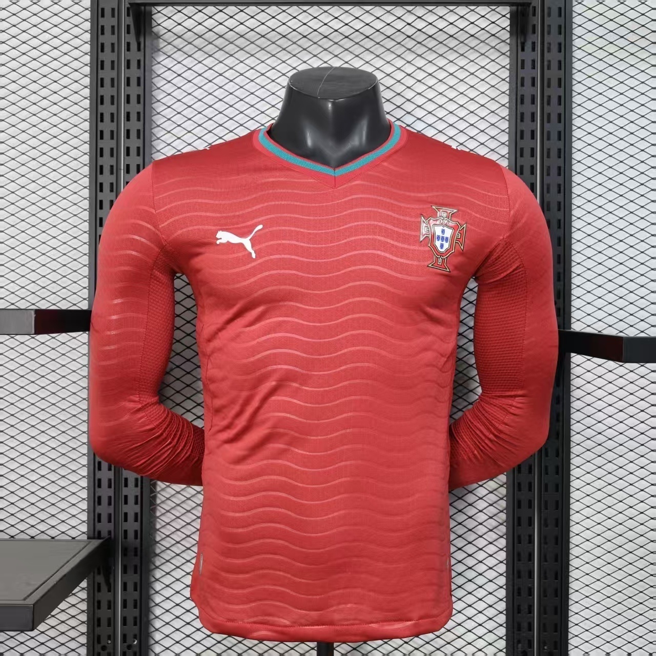 2026 World Cup Portugal Home Kit Player Version Soccer Long Sleeve Shirt AAAAJersey Supply Yupo
