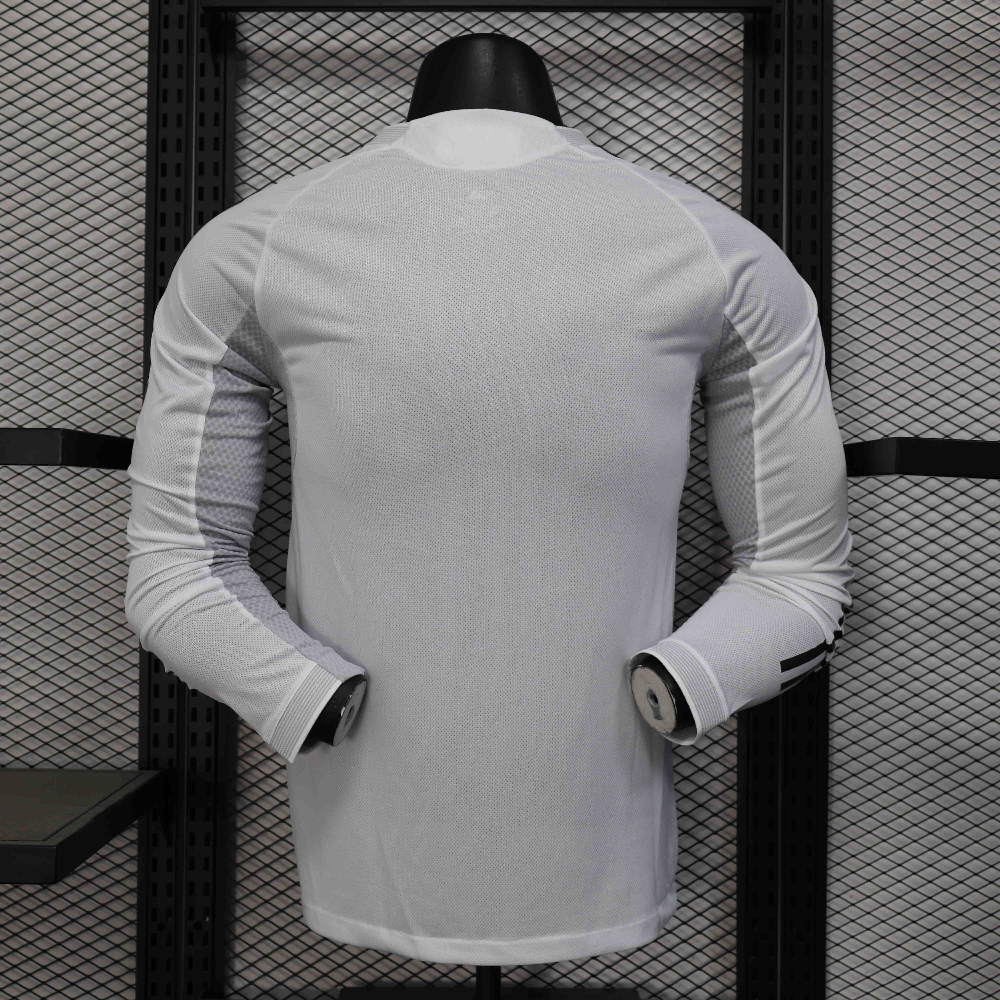 25-26 Real Madrid Home Long Sleeve Kit Player Version Shirt AAAAJersey Dropship Yupoo S-3XL 1