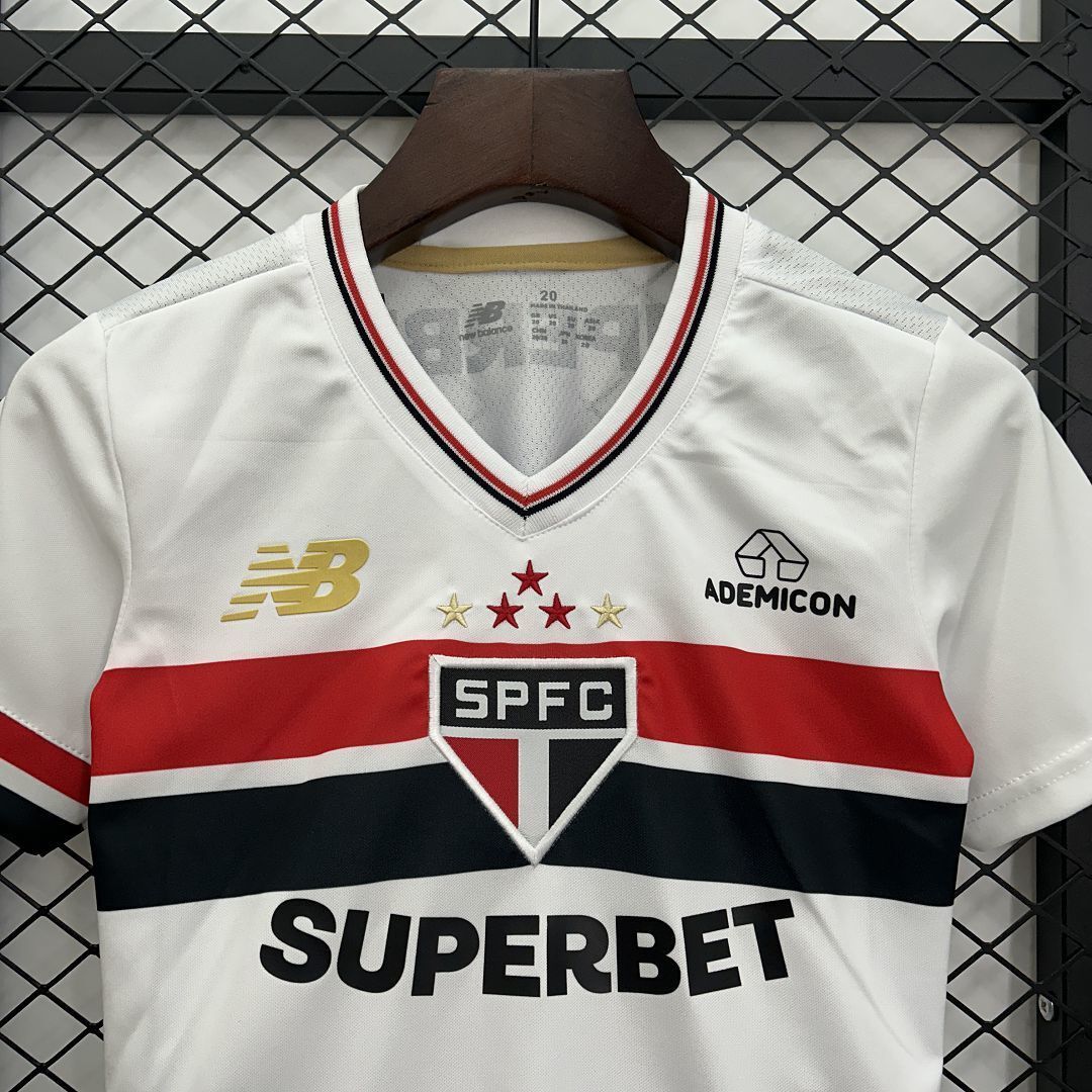 25-26 Sao Paulo Home Kid Kits Yourth Apparels AAAAJersey Supply Yupoo 7