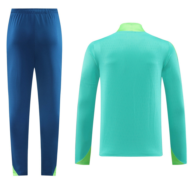 2024 Brazil Long Sleeve Training Suit Football Shirts 2