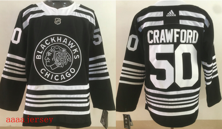 Chicago Blackhawks ice hockey jersey M-3XL 芝加哥黑鹰队冰球服 2