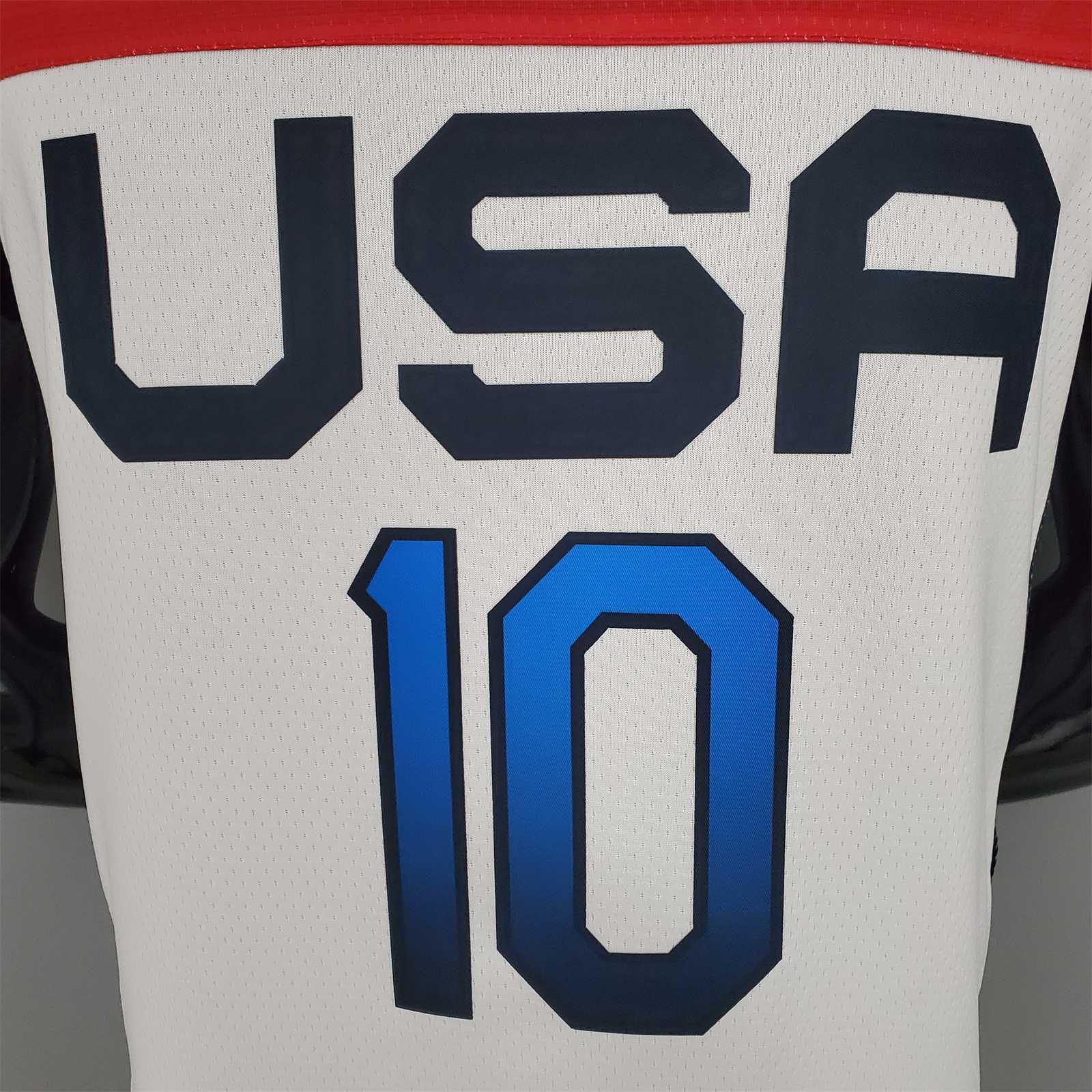 2021 Olympic Games TATUM#10 USA Team USA White Red 7