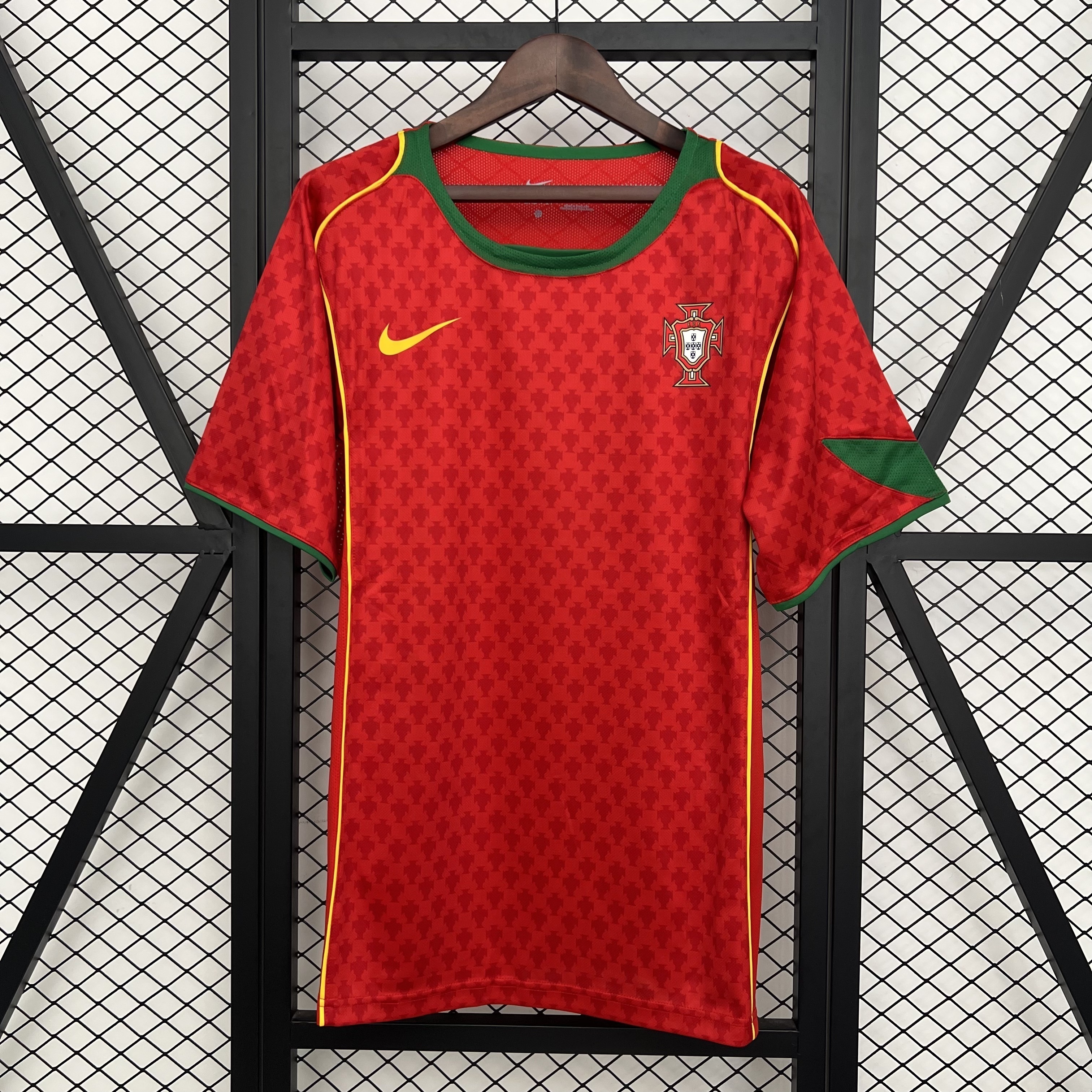 2004 Retro Portugal home Kit Vintage Shirt Football AAAAJersey Supply Yupoo
