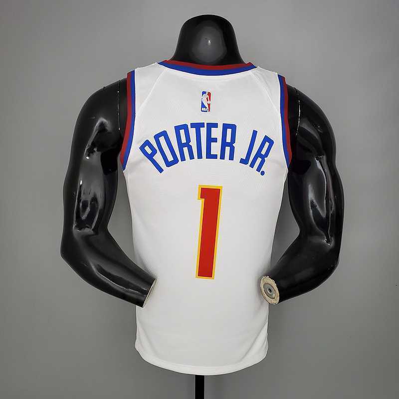 2021 PORTER JR.#1 Nuggets Bonus Edition White 1