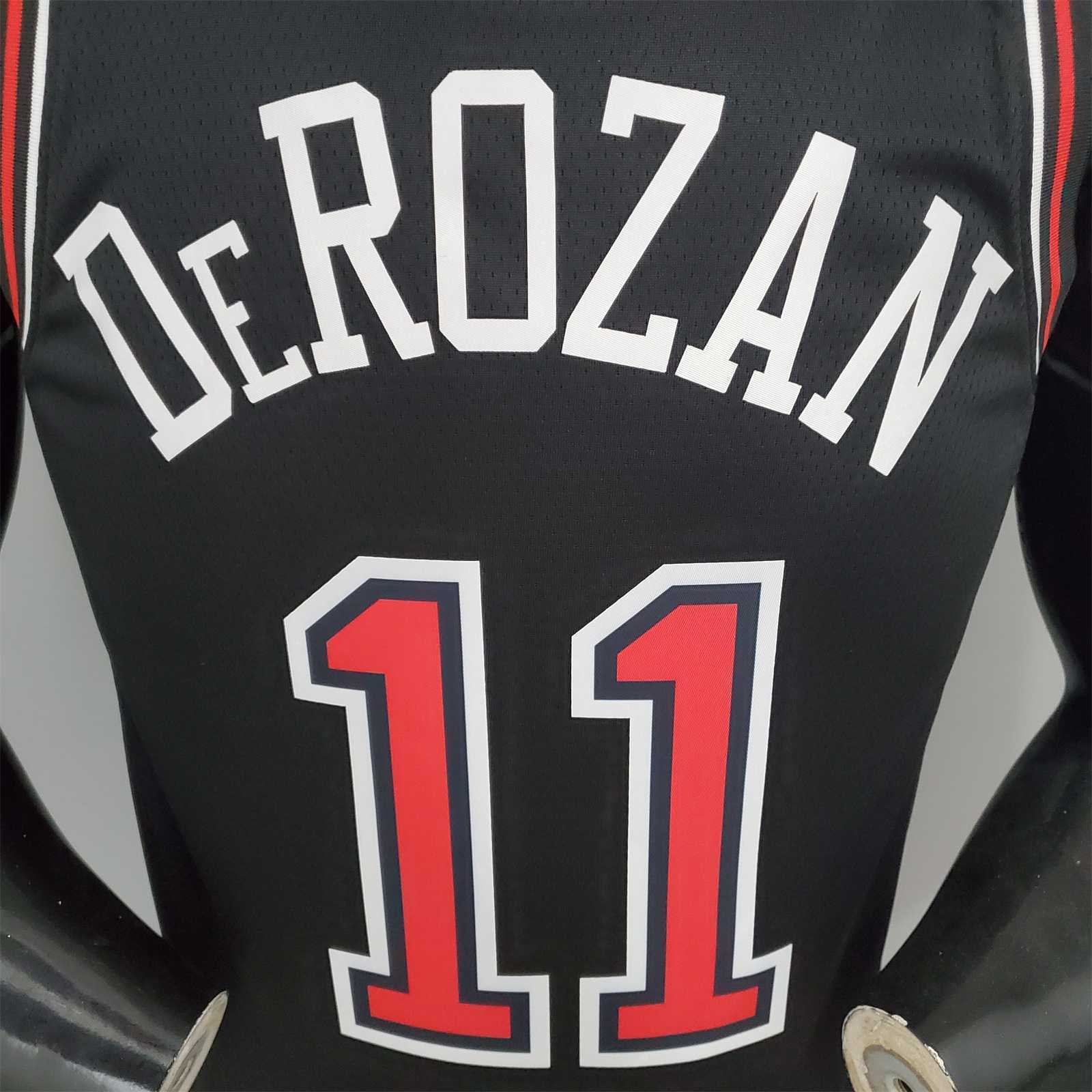 DeROZAN#11 Chicago Bulls black 1