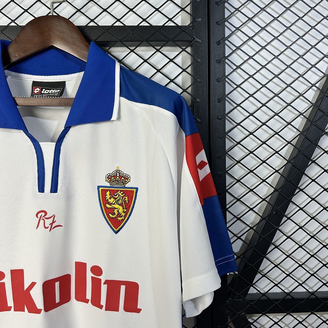 2004 Zaragoza Home Retro Kit Vintage Shirt Soccer AAAAJersey Yupoo 1