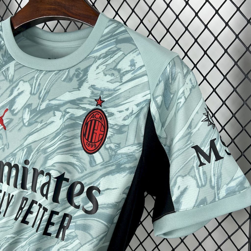 25-26 AC Milan Grenn Goalkeeper Kit Football T-Shirt AAAAJersey Supply Yupoo 5