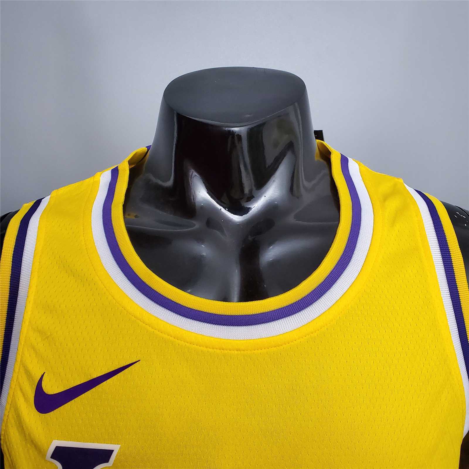 O'Neal #34 Lakers Round neck yellow 3