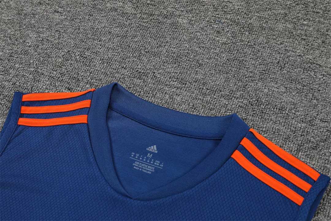 22-23 Manchester United vest training suit kit navy blue 21