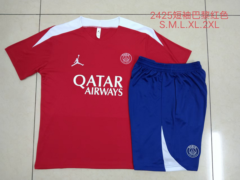 25-26 PSG Training red Kit Soccer AAAAJersey Yupoo S-2XL 3