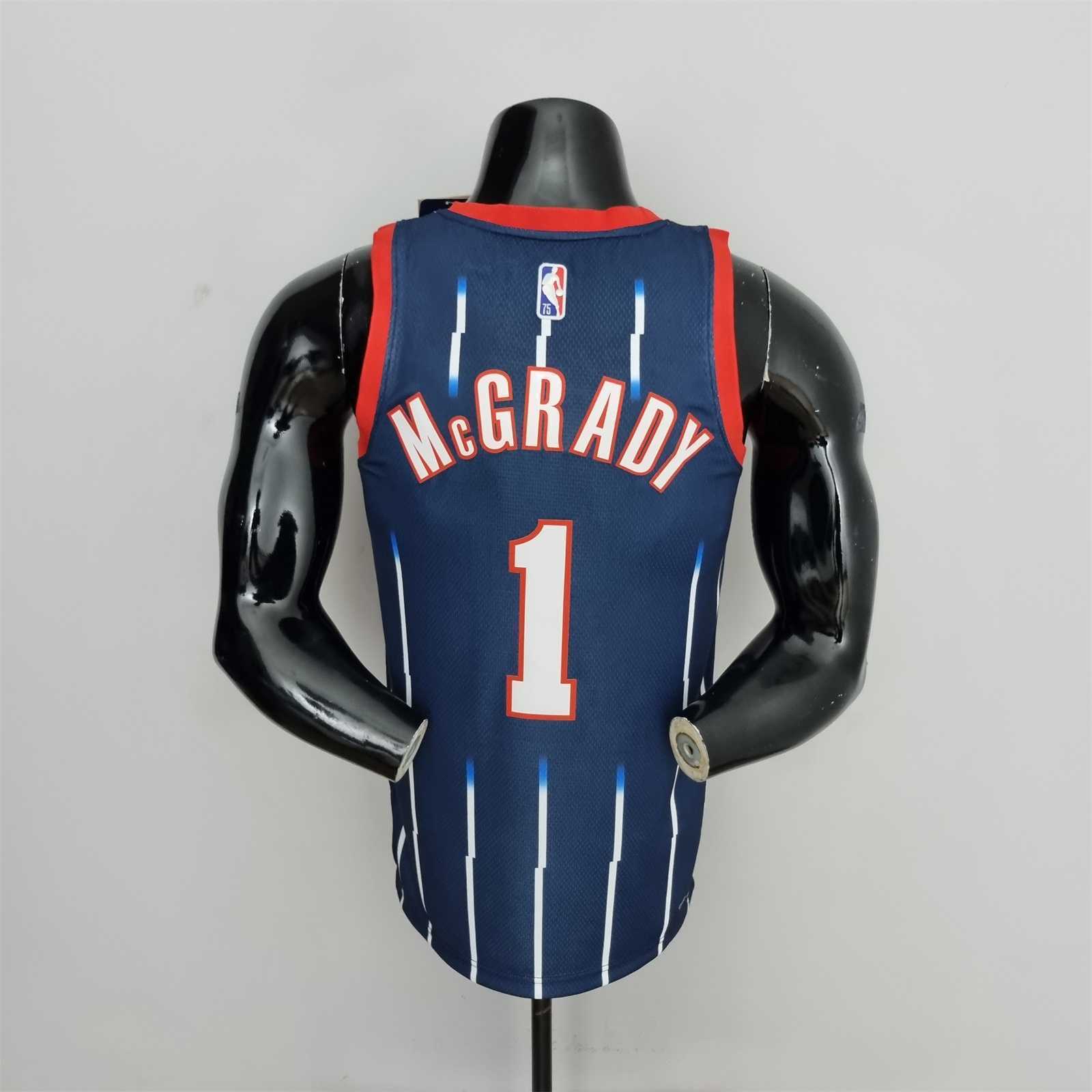 2022 Houston Rockets McGrady #1 Urban Edition NBA Jersey 2